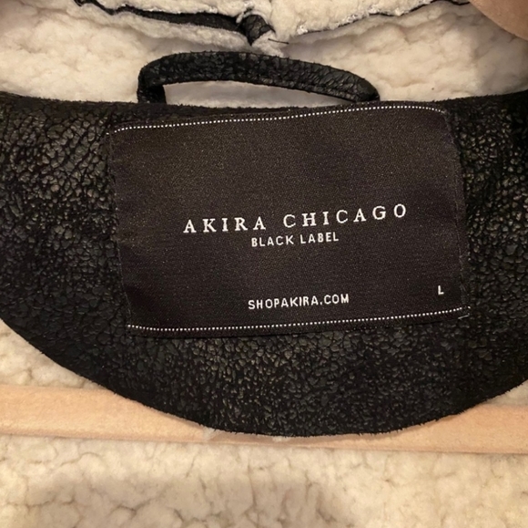 Akira Faux Suede Sherpa Sweater Jacket - Picture 3 of 4